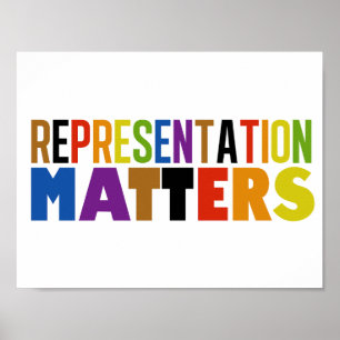 Affiche Représentation Fait Matière Arc-en-ciel Diversité