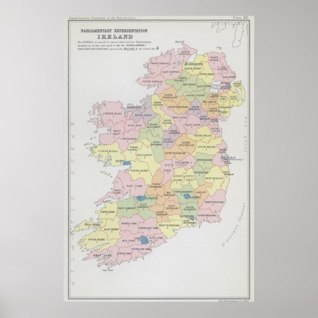 Affiche Représentation parlementaire | Irlande (Devant)