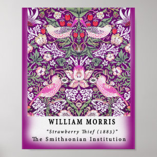 Affiche Reprise Vintage William Morris Strawberry Thief