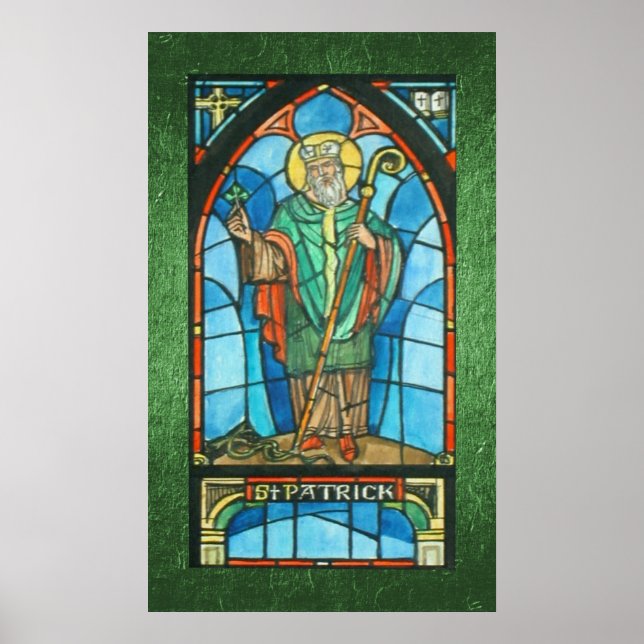 Affiche Reproduction de verre de la baie St. Patrick (Devant)
