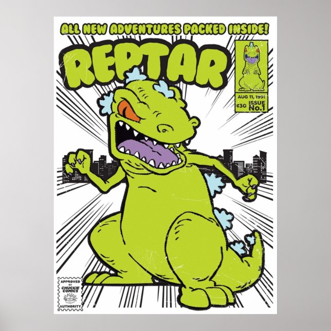Affiche Reptar Comic Book (Devant)