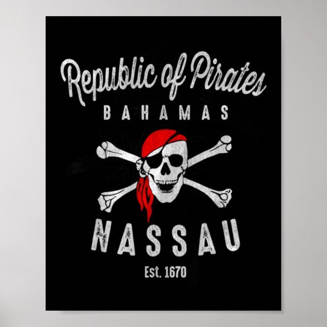 Affiche République de pirates Nau Bahamas Été (Devant)