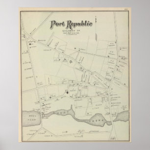 Affiche République de port, Galloway Tp, New Jersey