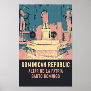 Affiche République Dominicaine Santo Domingo Altar la Patr