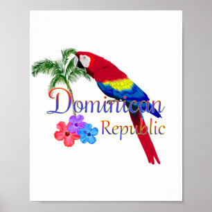 Affiche République Dominicaine Tropical
