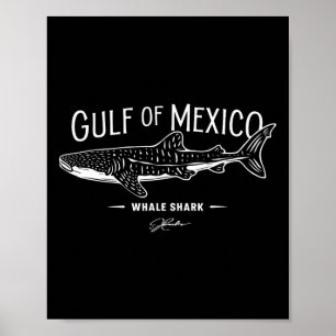Affiche Requin Baleine Du Golfe Du Mexique