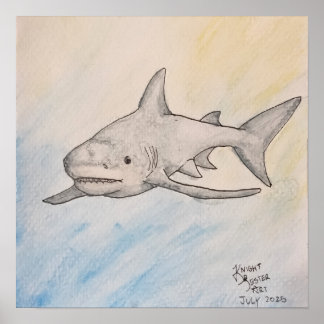 Affiche Requin bouledogue