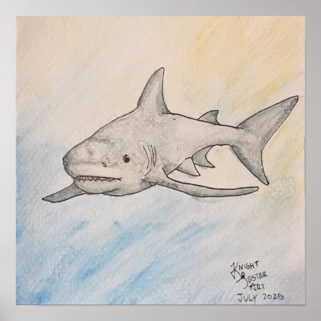 Affiche Requin bouledogue (Devant)