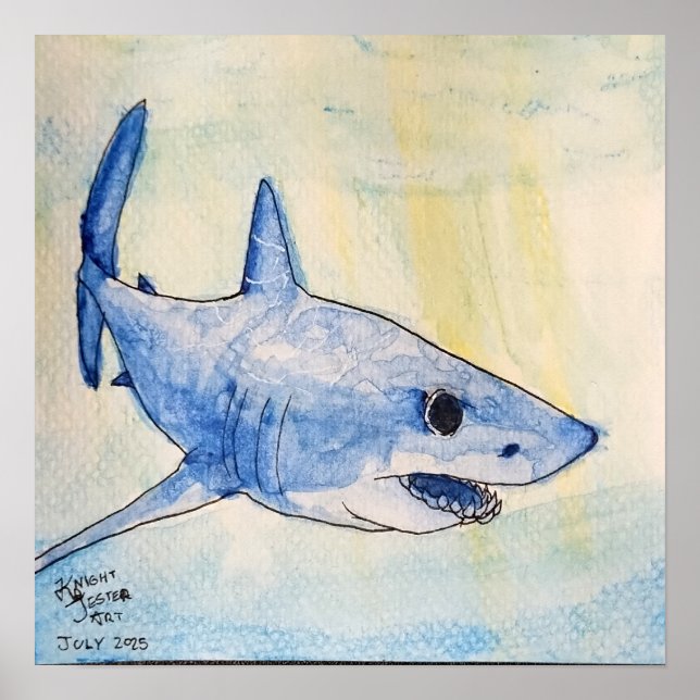 Affiche Requin Mako (Devant)