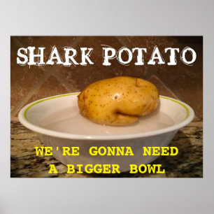 Affiche Requin Patate … nous allons avoir besoin d'un plus