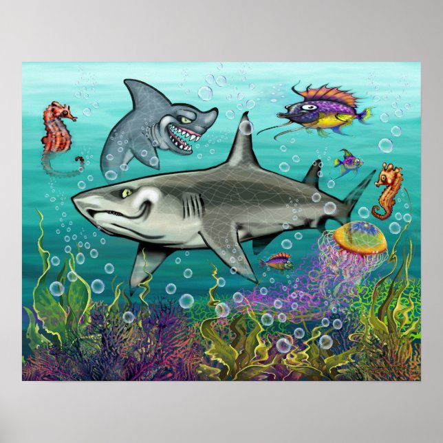Affiche Requins (Devant)
