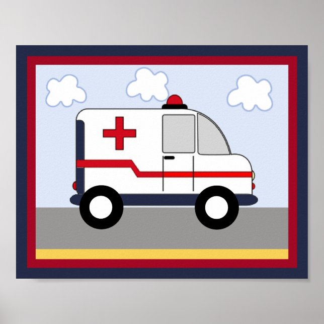 Affiche Rescue Vehicle #5 Ambulance Poster/Print (Devant)