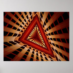 Affiche Réseau Fantastique 3D Moderne de Conception Graphi