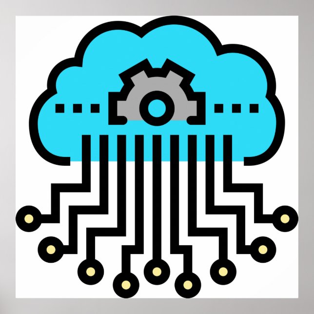 Affiche Réseau neuronal (Devant)