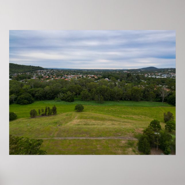 Affiche Réserve de loisirs Carindale Paysage aérien (Devant)