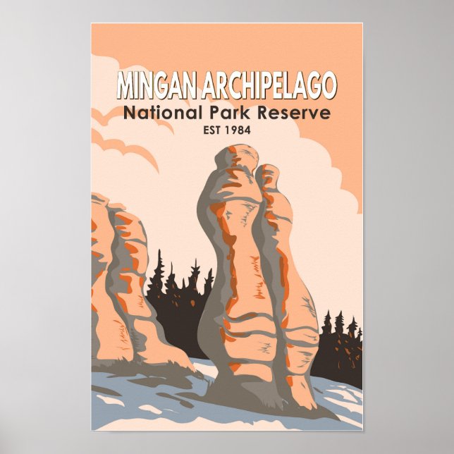 Affiche Réserve de parc national de l'archipel de Mingan V (Devant)