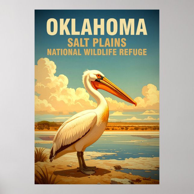 Affiche Réserve nationale de faune des plaines salées de l (Devant)