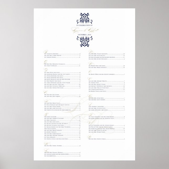 Affiche ***RÉSERVÉ*** pour Lauren+Robert (Devant)