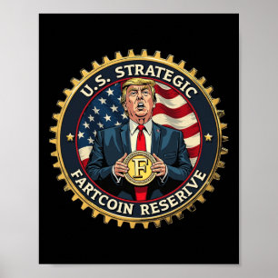 Affiche Réserve stratégique de pièces de pet U.s. de Trump