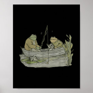 Affiche Réserver Chemise Frog Toad Livre Vintage Frog T-sh