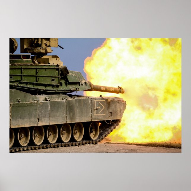 Affiche Réservoir M1 Abrams (Devant)