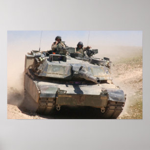 Affiche Réservoir M1A1 Abrams
