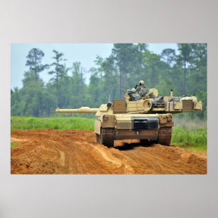 Affiche Réservoir M1A1 Abrams