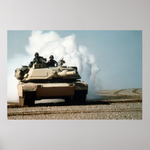 Affiche Réservoir M1A1 Abrams