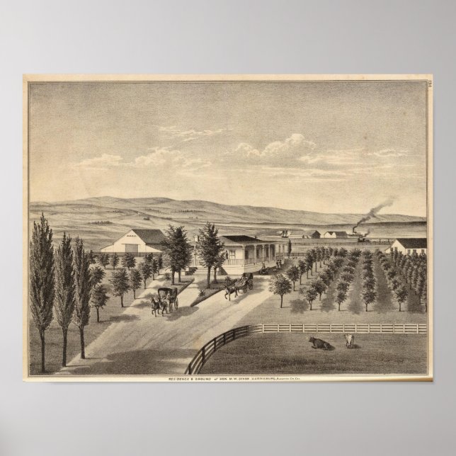 Affiche Résidence de Dixon (Devant)