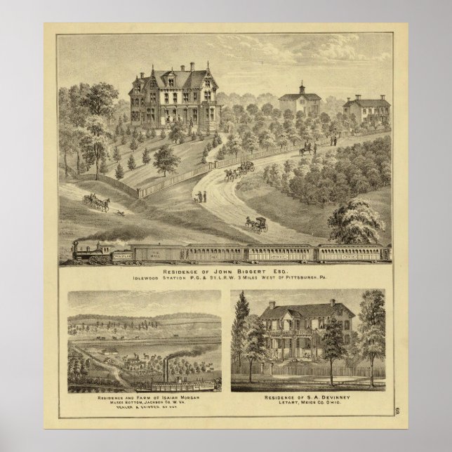 Affiche Résidence de John Biggert, Station d'Idlewood (Devant)