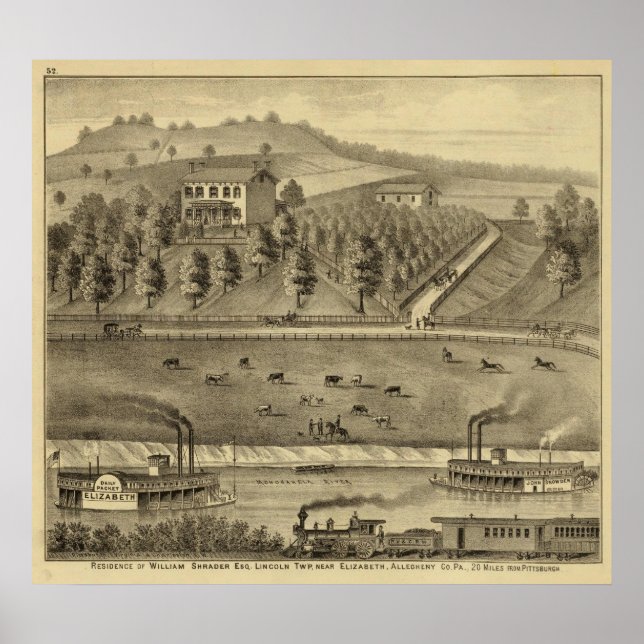 Affiche Résidence de William Schrader (Devant)