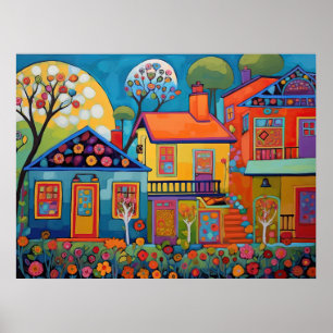 Affiche Résidence radiante - Symphonie de la Flore brillan