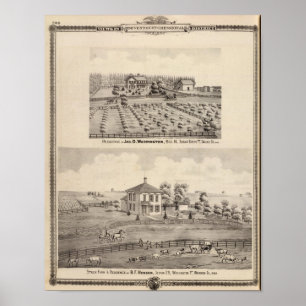 Affiche Résidences et ferme de Warrington