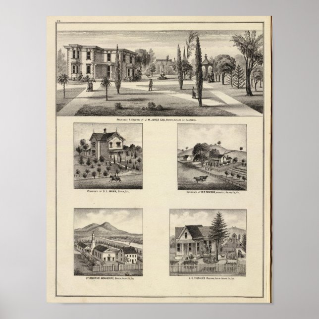 Affiche Résidences, Monastère (Devant)