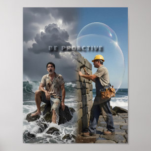 Affiche Résilience construite avant l'affiche des vagues