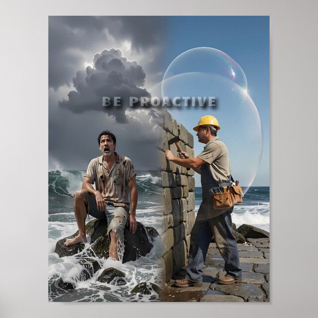 Affiche Résilience construite avant l'affiche des vagues (Devant)