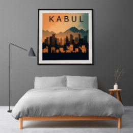 Affiche Résilience dans la nuit : Un portrait minimaliste