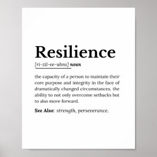 Affiche Résilience : Le pouvoir de la persévérance