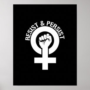 Affiche Résistance féministe - Résistance et persistance -