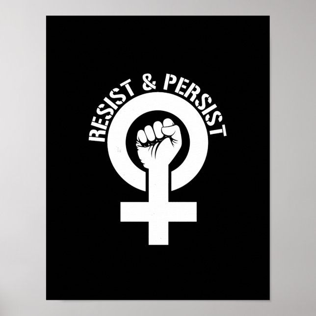 Affiche Résistance féministe - Résistance et persistance - (Devant)