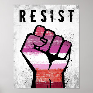 Affiche Résistance lesbienne