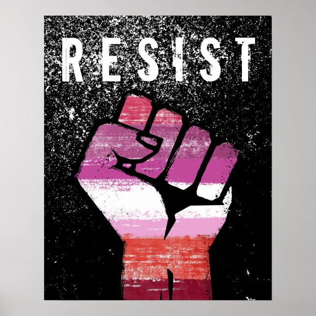 Affiche Résistance lesbienne (Devant)