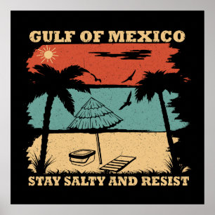 Affiche Résistance salée du golfe du Mexique
