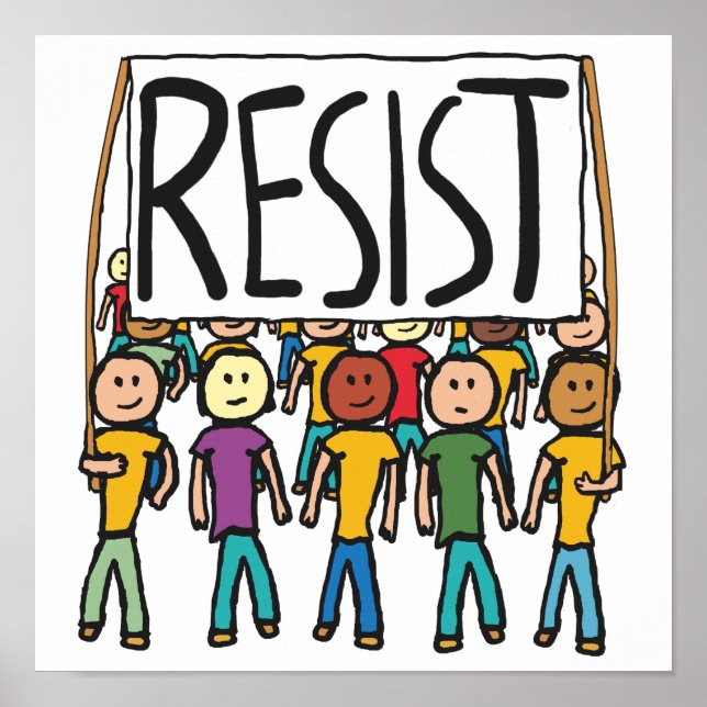 Affiche Résister (Devant)