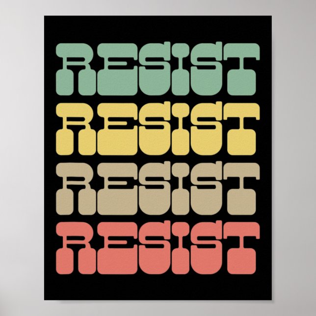 Affiche Résister à la chemise (Devant)