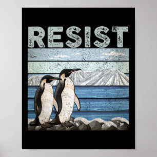 Affiche Résister à l'activisme des pingouins