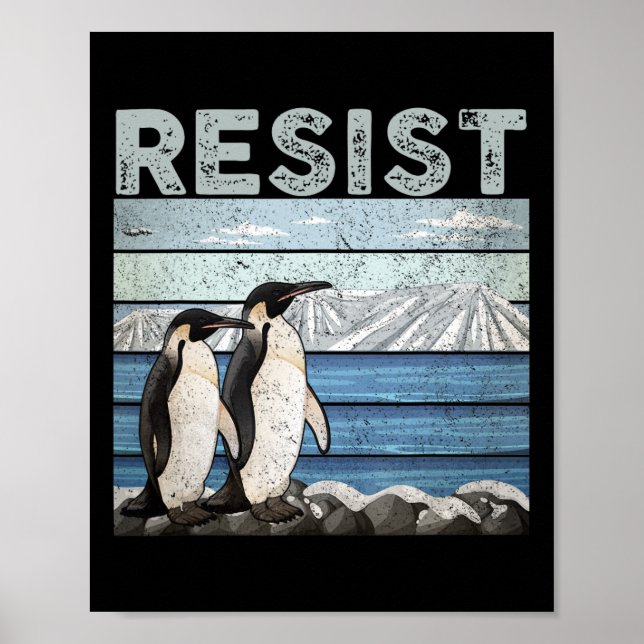 Affiche Résister à l'activisme des pingouins (Devant)