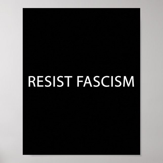Affiche Résister À L'Oppression Hommes Femmes Groupes Uni- (Devant)