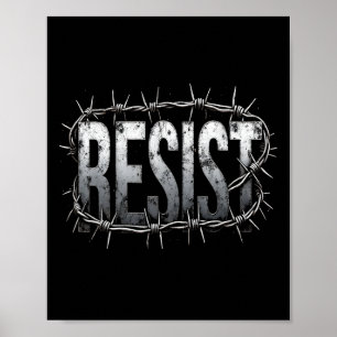 Affiche Résister au protest politique