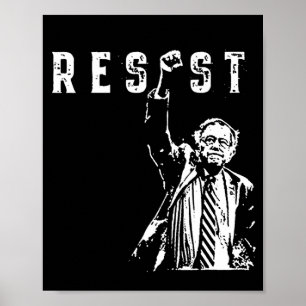 Affiche Résister Bernie Sanders Liberter Service National 